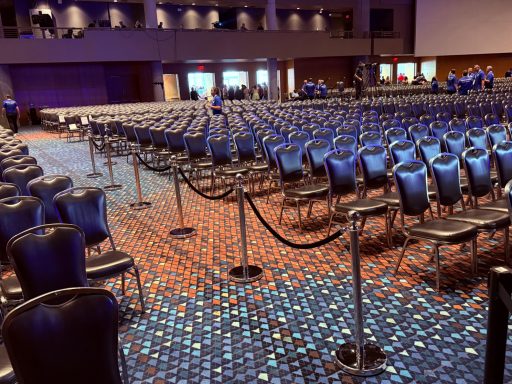 Rope and Stantions crowd control stanchions